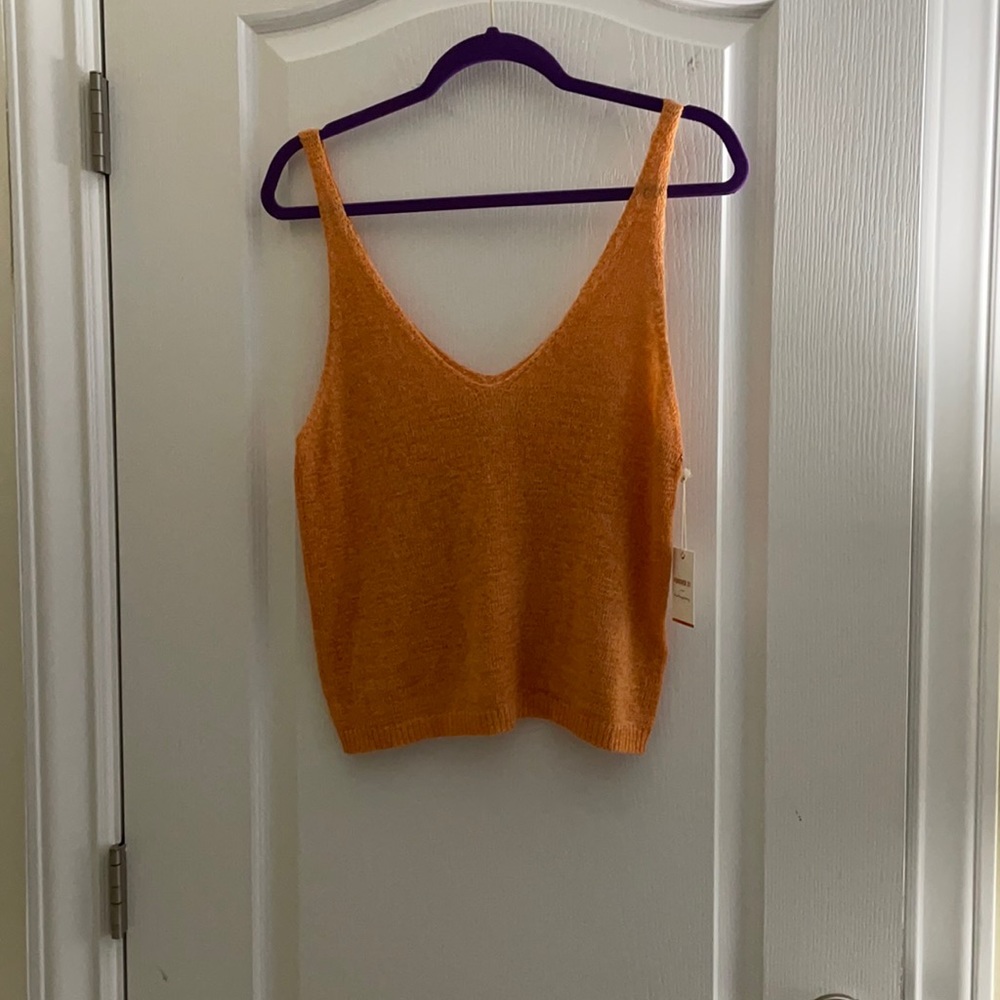 Sweater tank top